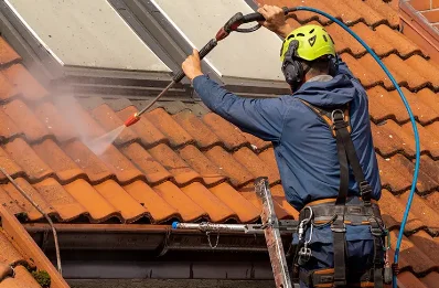 Démoussage et hydrofuge de toiture à Murato